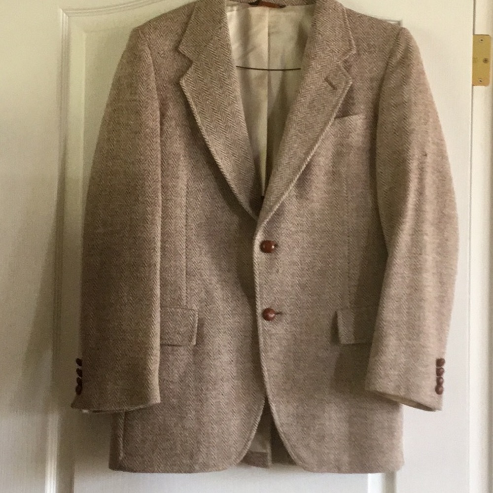 Men’s Harris Tweed 100% Pure Scottish Wool Jacket